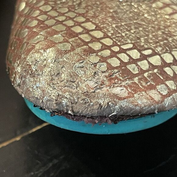 Tieks Wild Copper Ballet Flats Shoes Women Teal Bronze Size 8 - Picture 10 of 13